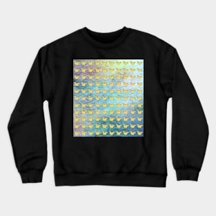 Gold butterflies on textured background Crewneck Sweatshirt